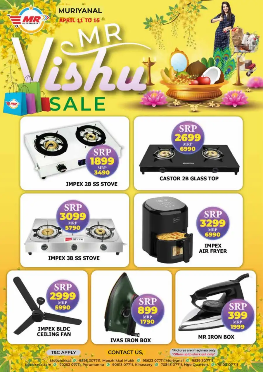 MR Hypermarket Kozhikode | Vishu Sale Offers April 11-15